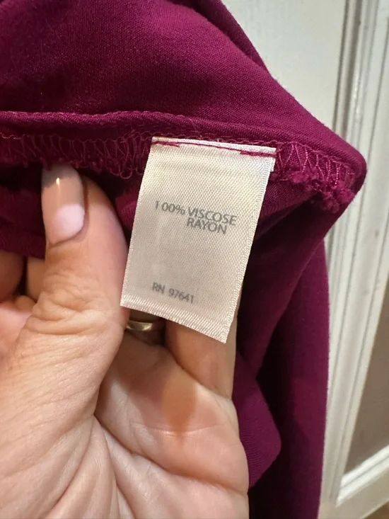 J. Jill Purple Sleeveless Button Up Midi Dress Collared Petite Large - Picture 6 of 8